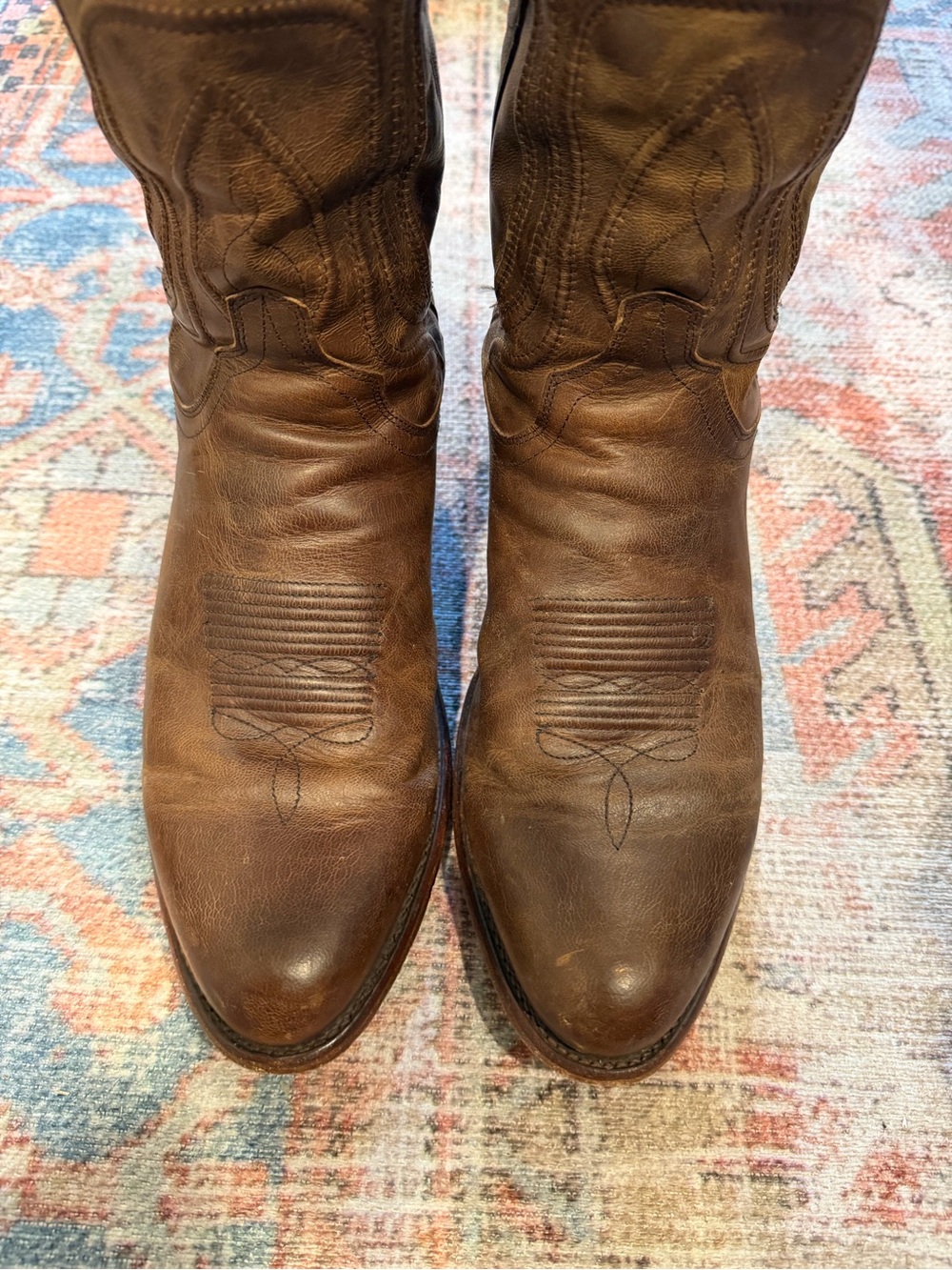 Tecovas Cartwright Cafe Goat Leather Cowboy Boots